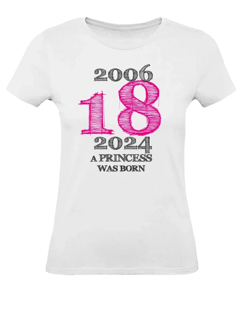 2005 - 2025 - a princess was born - 18 Geburtstag Shirt Mädchen