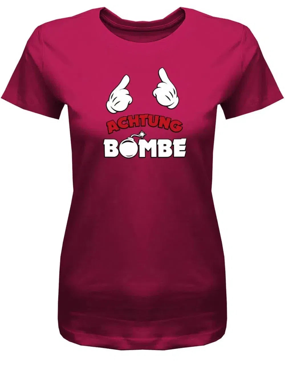 Achtung Bombe - Fun - Damen T-Shirt