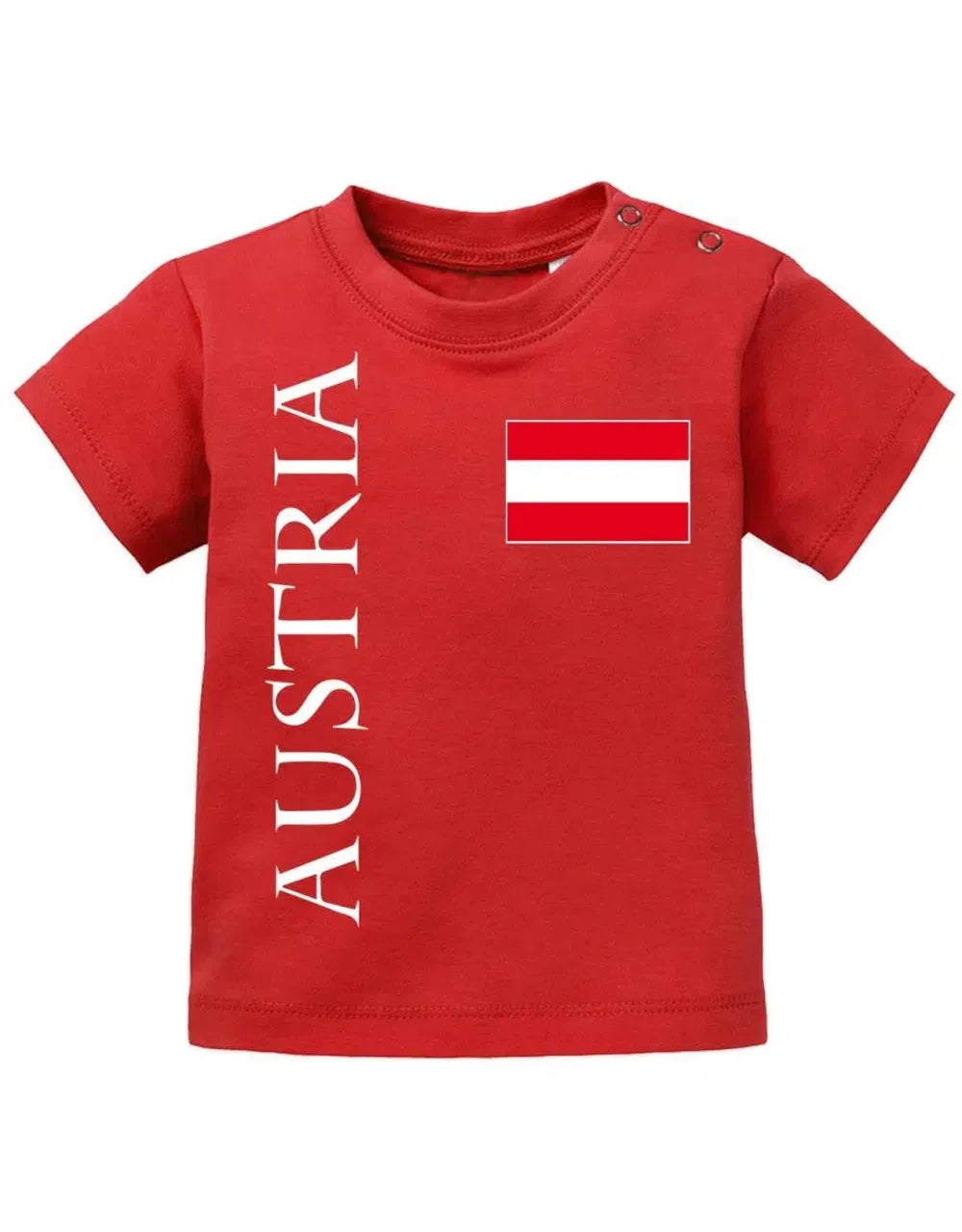 Austria Fahne EM WM - Österreich - Fan - Baby T-Shirt
