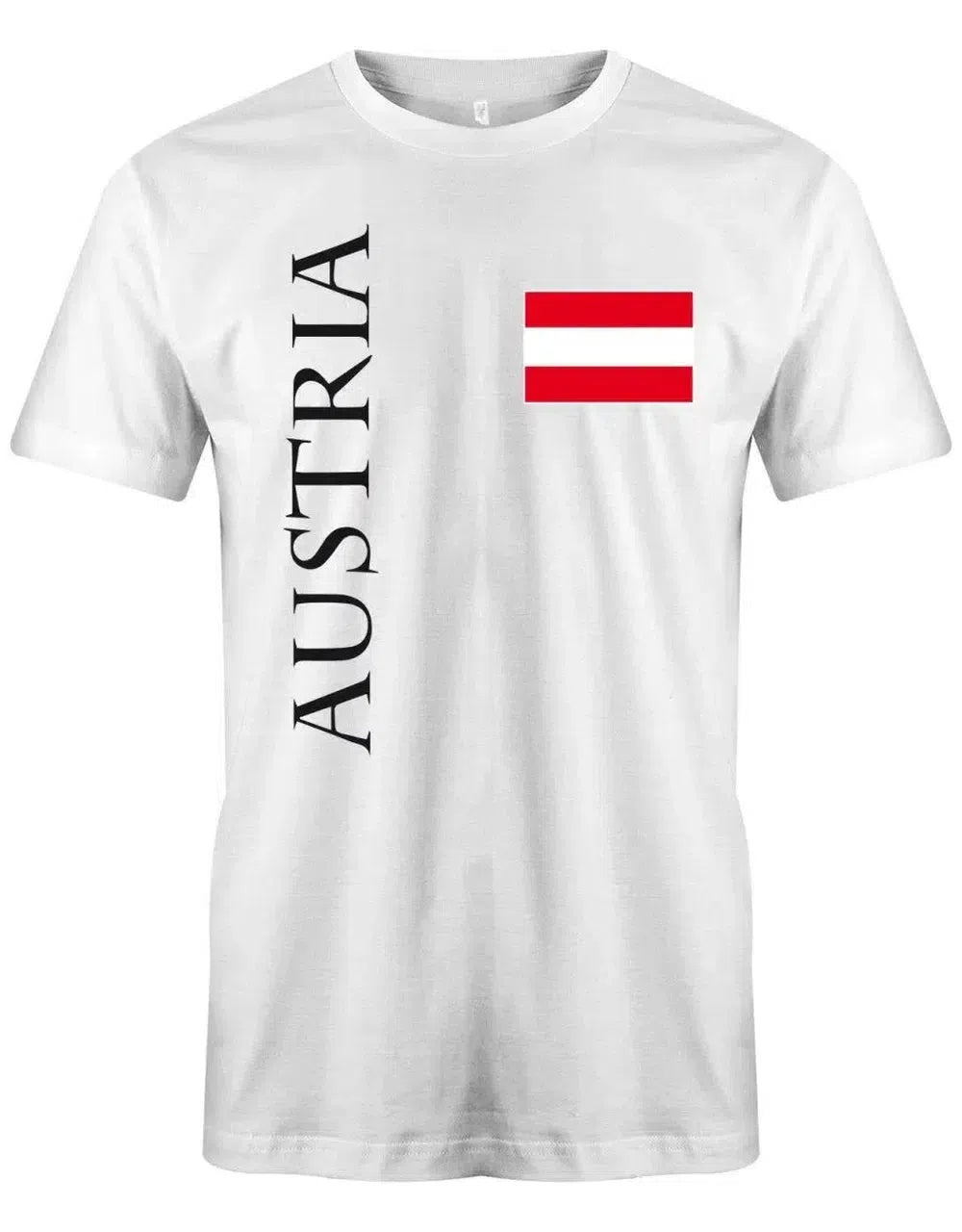 Austria Fahne EM WM - Österreich - Herren T-Shirt
