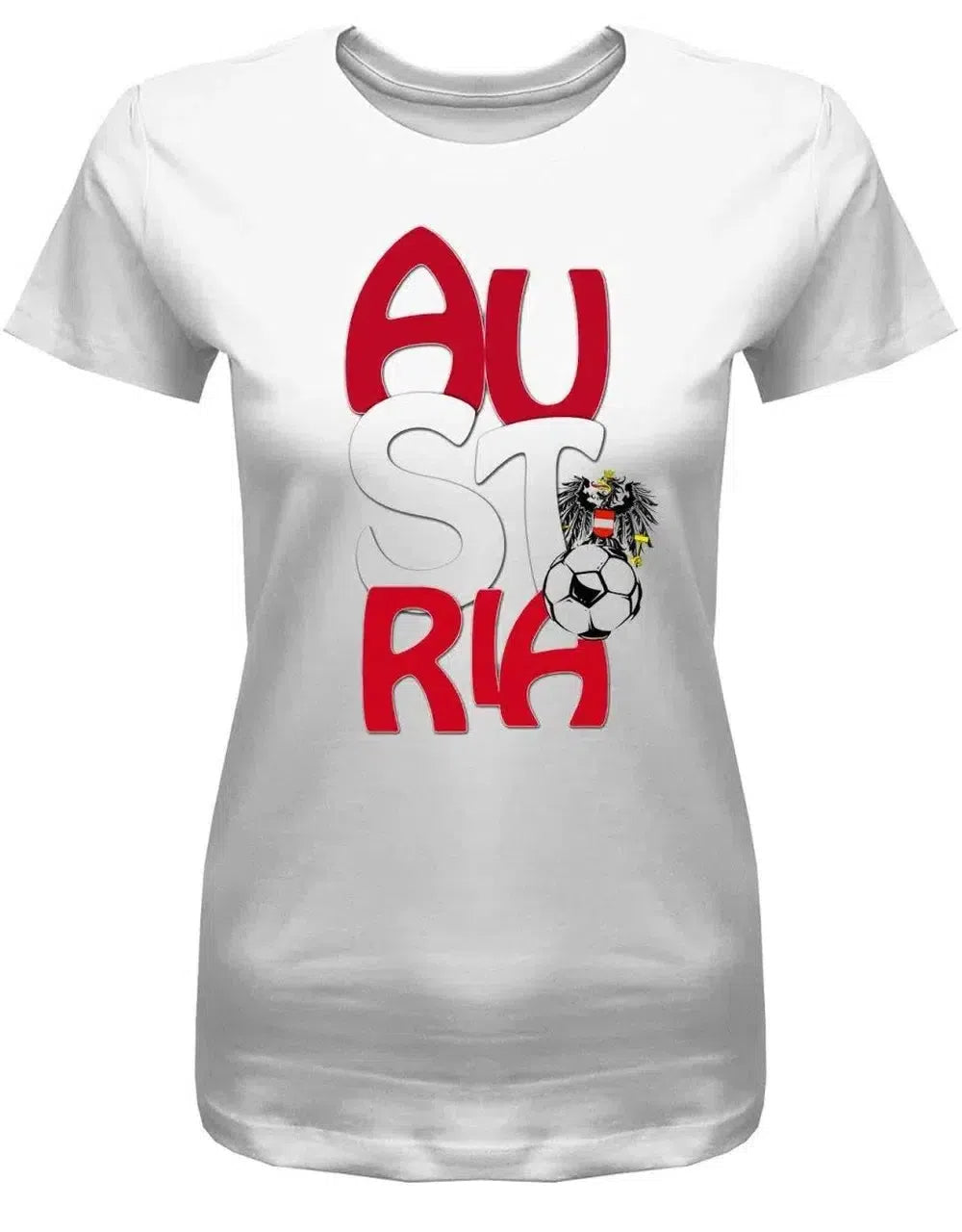 Austria Schriftzug Adler - EM WM - Österreich - Damen T-Shirt