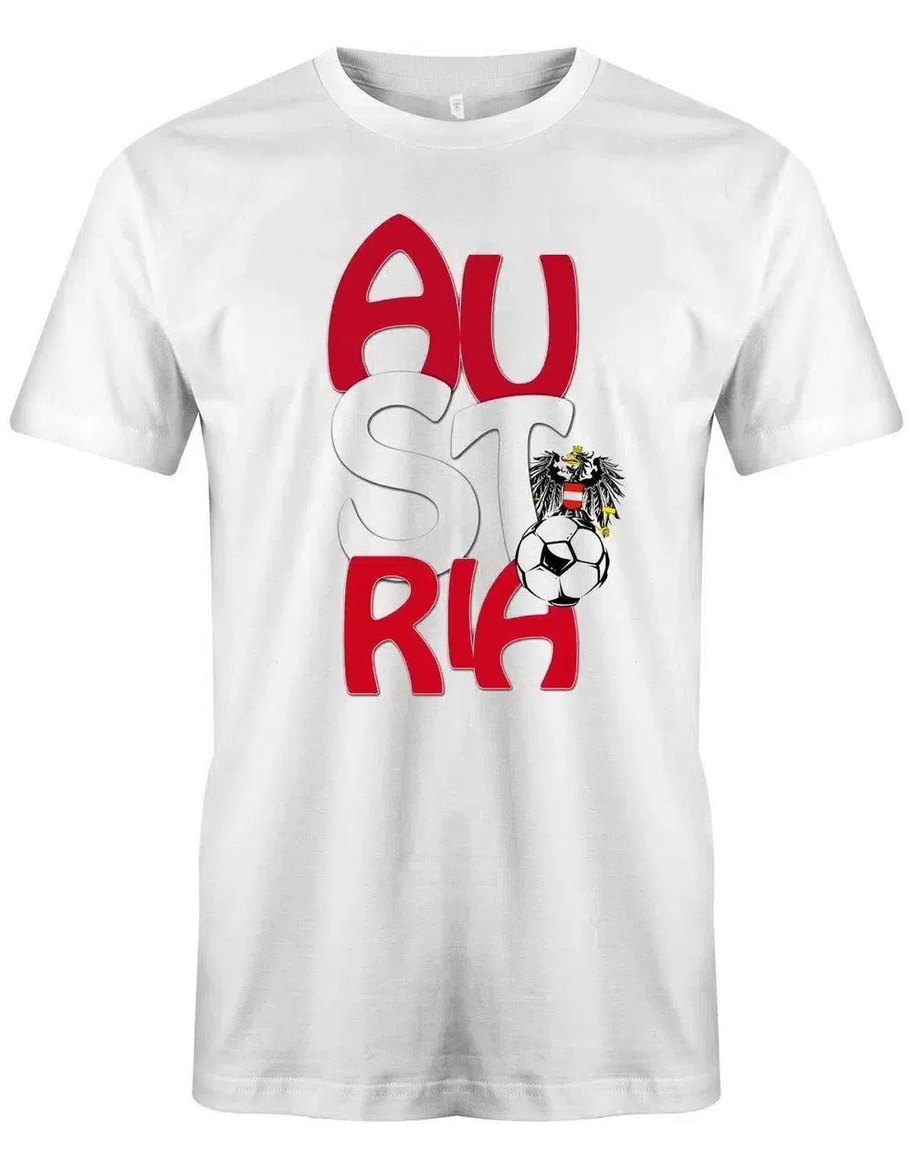 Austria Schriftzug Adler - EM WM - Österreich - Herren T-Shirt