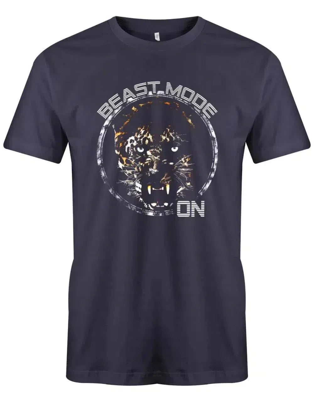 Beast Mode On - Leopard - Bodybuilder - Herren T-Shirt