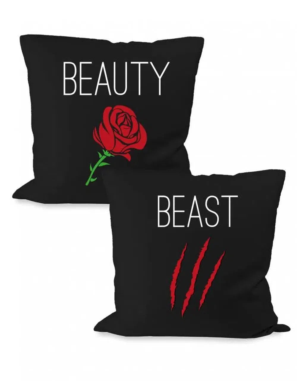 Beast und Beauty Partner Couple Kissen Set
