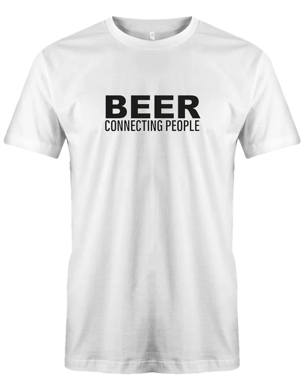 Beer connecting people Herren T Shirt