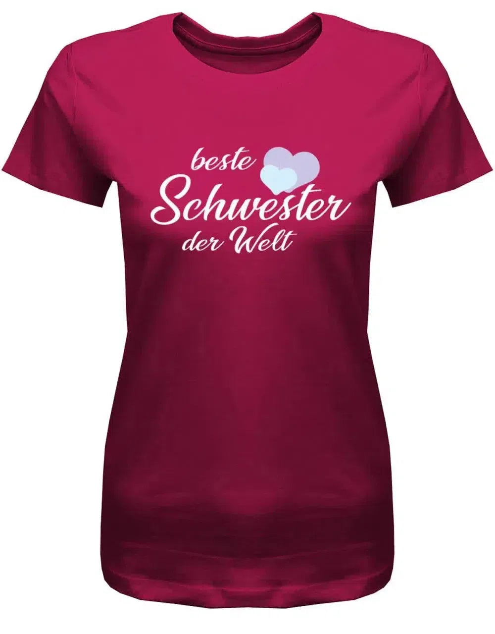 Beste Schwester der Welt - Herzchen - Sister - Damen T-Shirt
