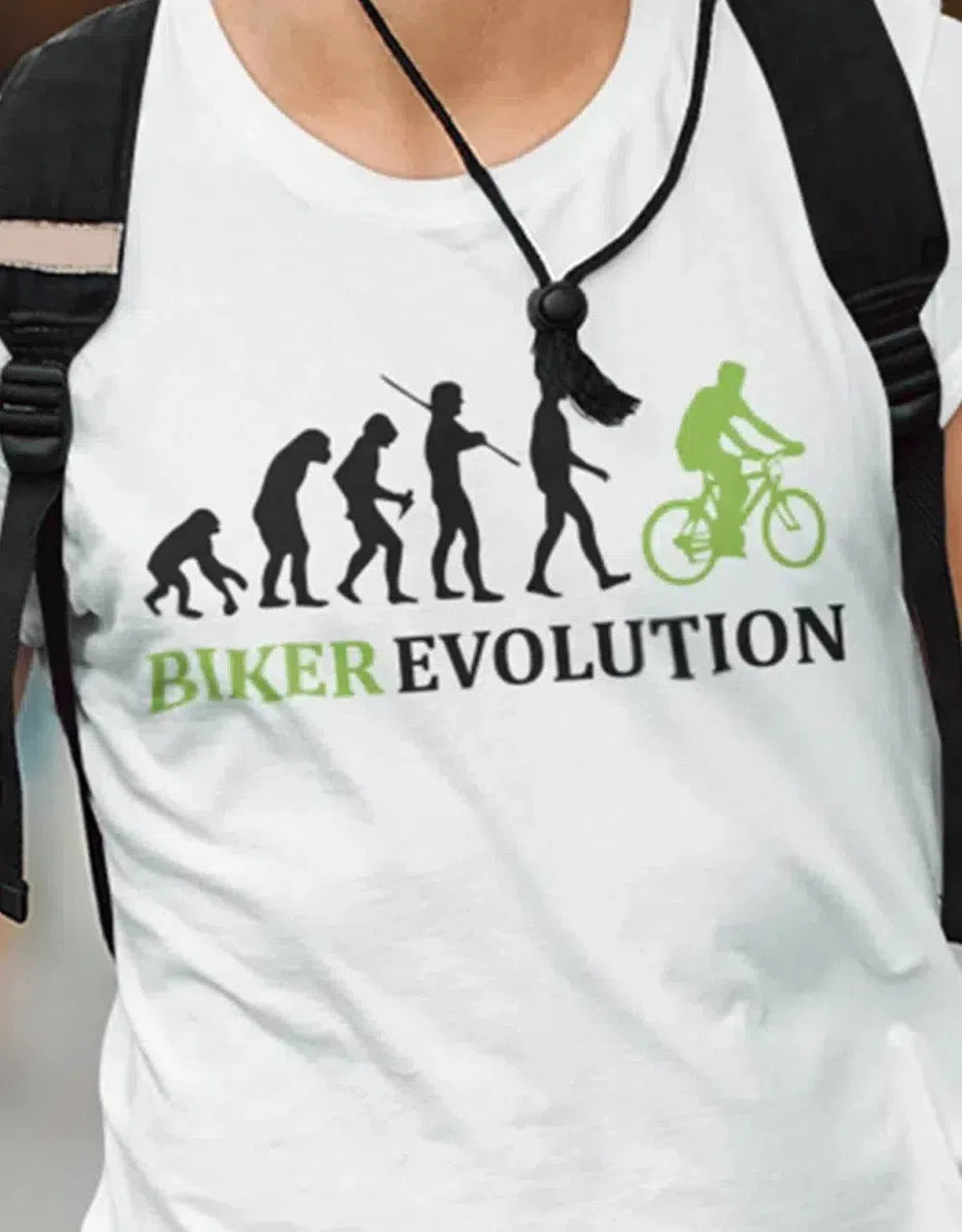Biker Evolution - Fahrradfahrer - Herren T-Shirt