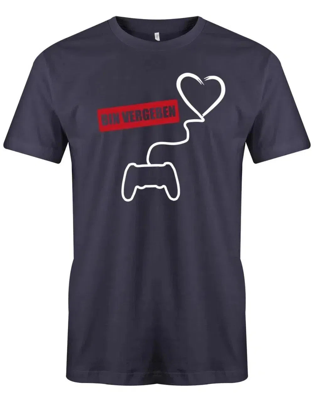Bin vergeben - Gamer Herz - Herren T-Shirt
