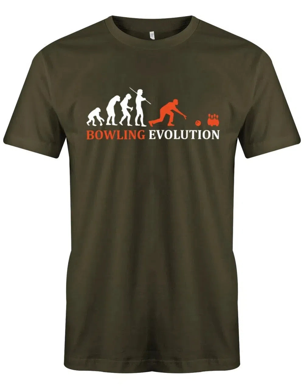 Bowling Evolution - Bowler - Herren T-Shirt