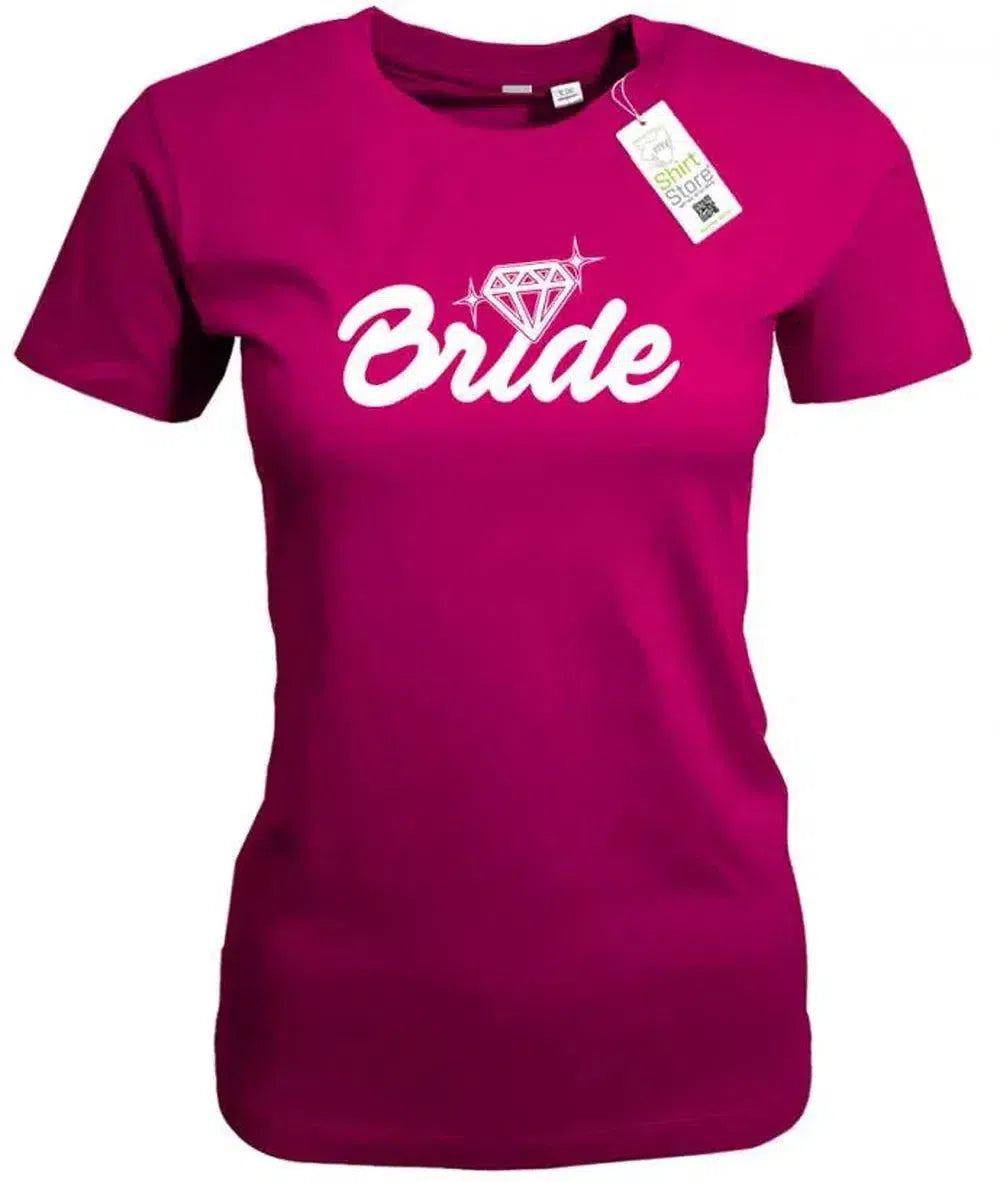 Bride - Diamond - Junggesellinnenabschied - Braut - Damen T-Shirt