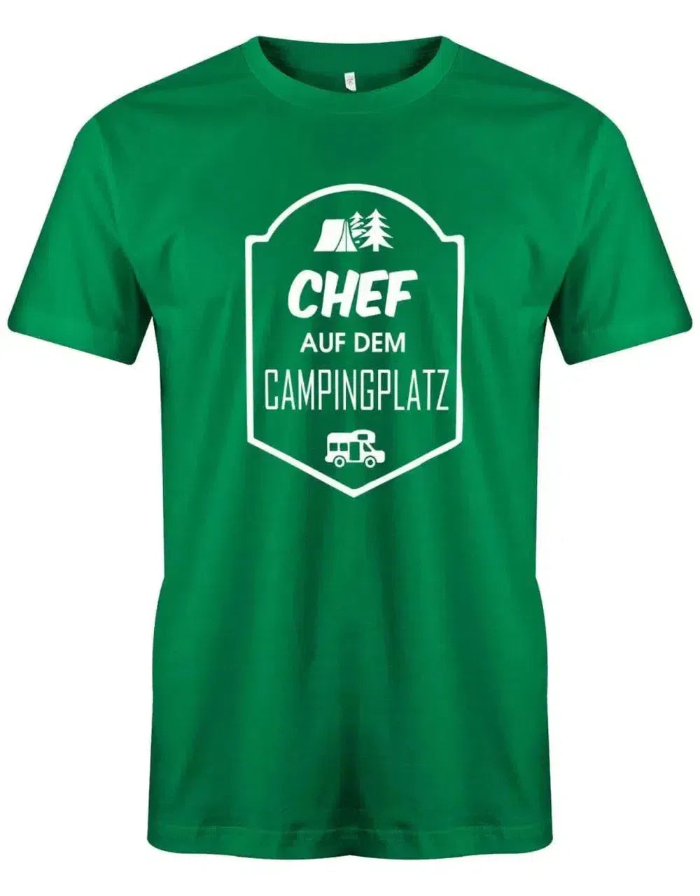 Chef auf dem Campingplatz - Herren T-Shirt