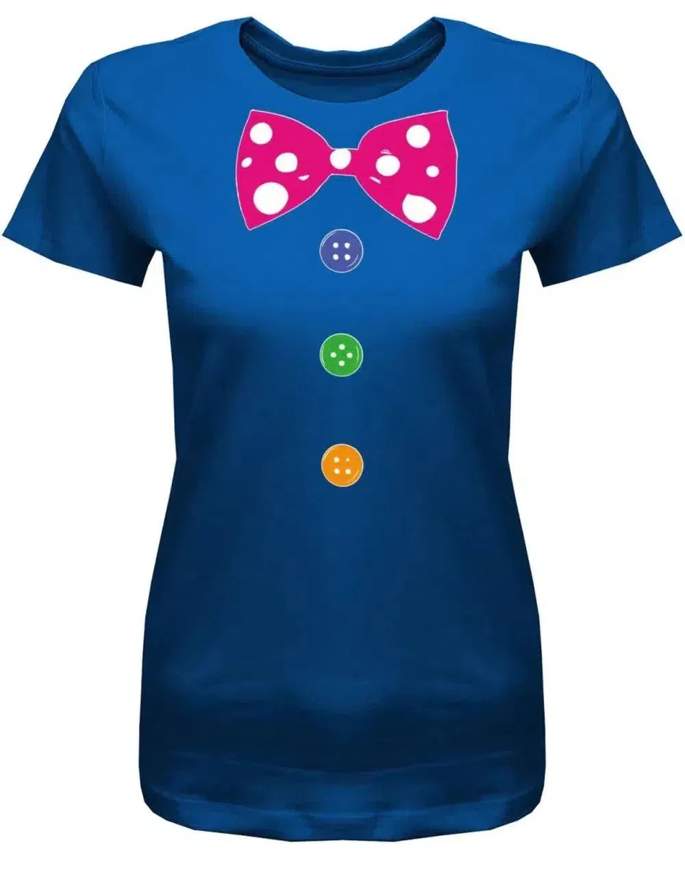 Clown Kostüm Schleife - Fasching - Damen T-Shirt