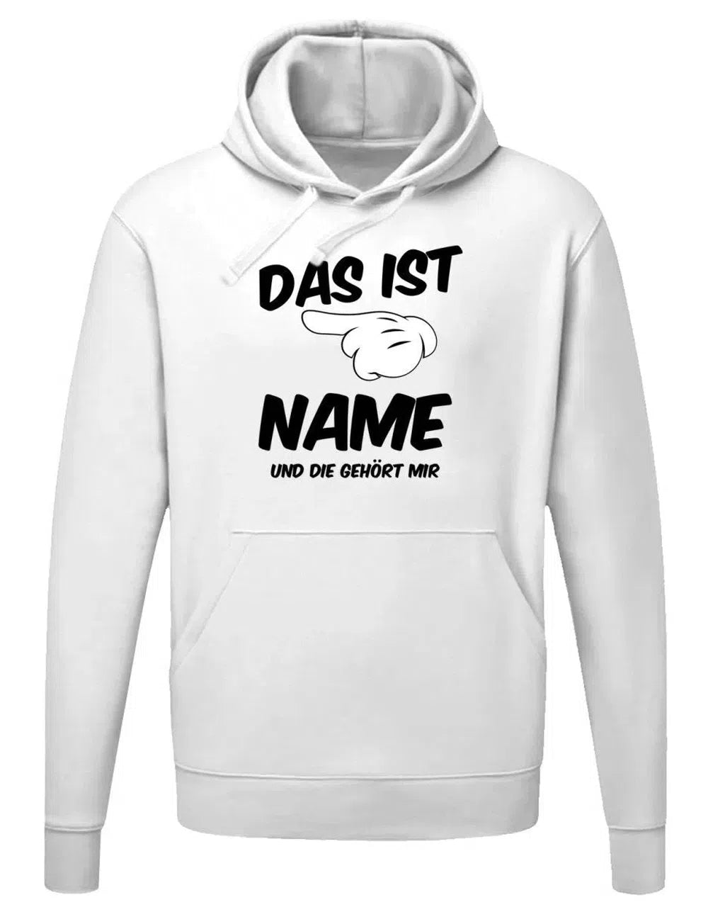 Couple Hoodie Das ist Name und der oder die gehört zu mir für Pärchen