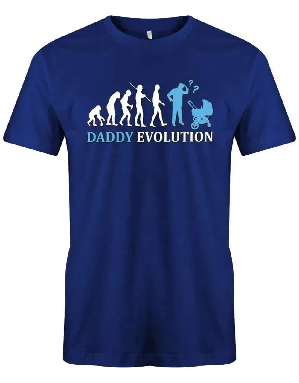 Daddy Evolution - Papa - Werdender Papa Shirt Herren