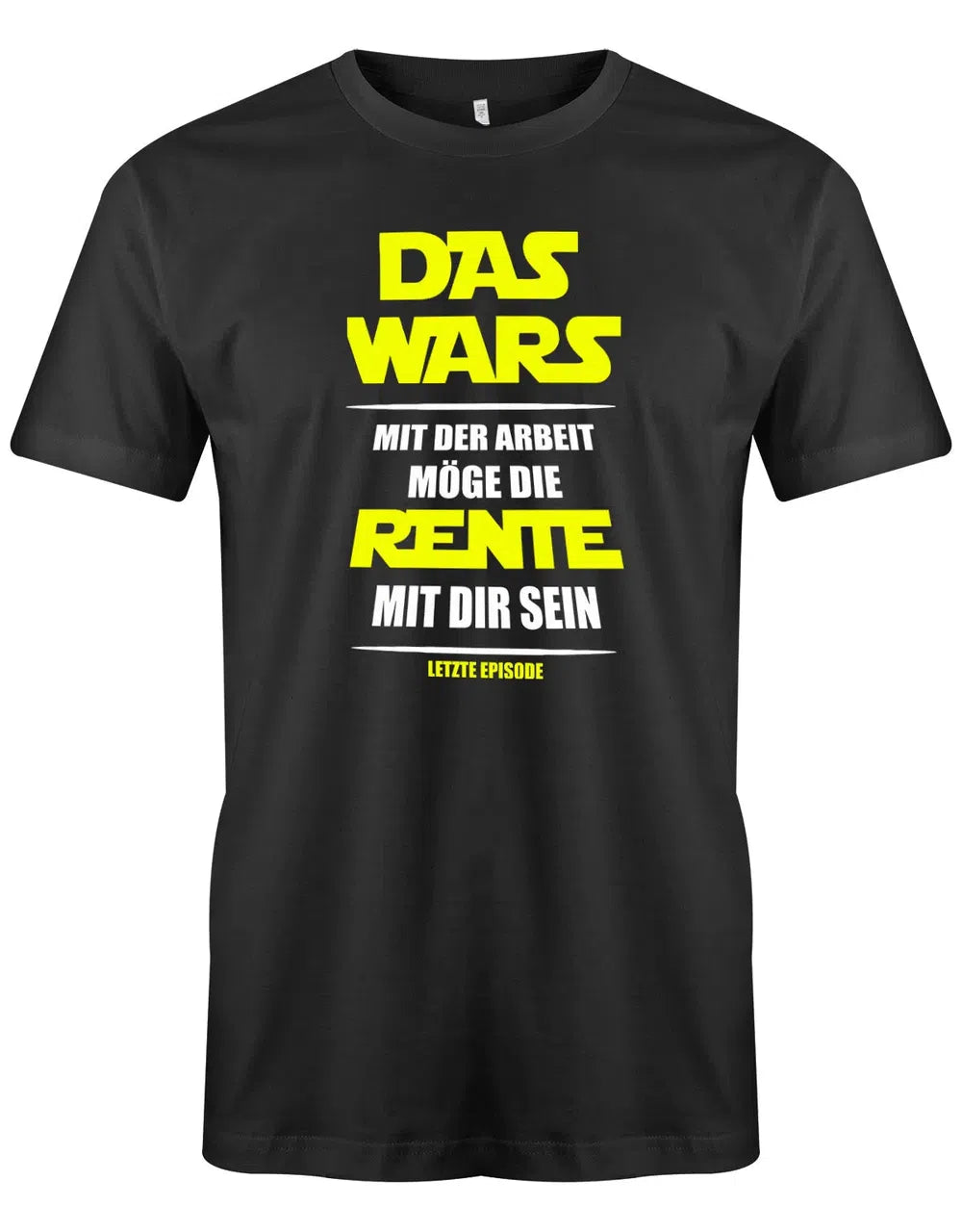 Das wars mit der Arbeit möge die Rente mit dir sein - Rentner Männer T-Shirt - Rente 2025