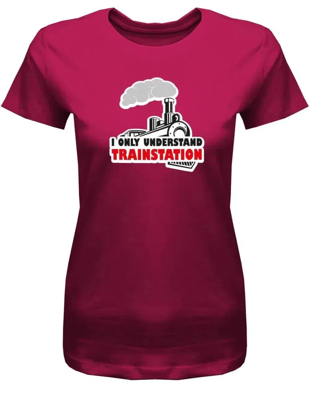 Denglisch I only understand trainstation - Damen T-Shirt