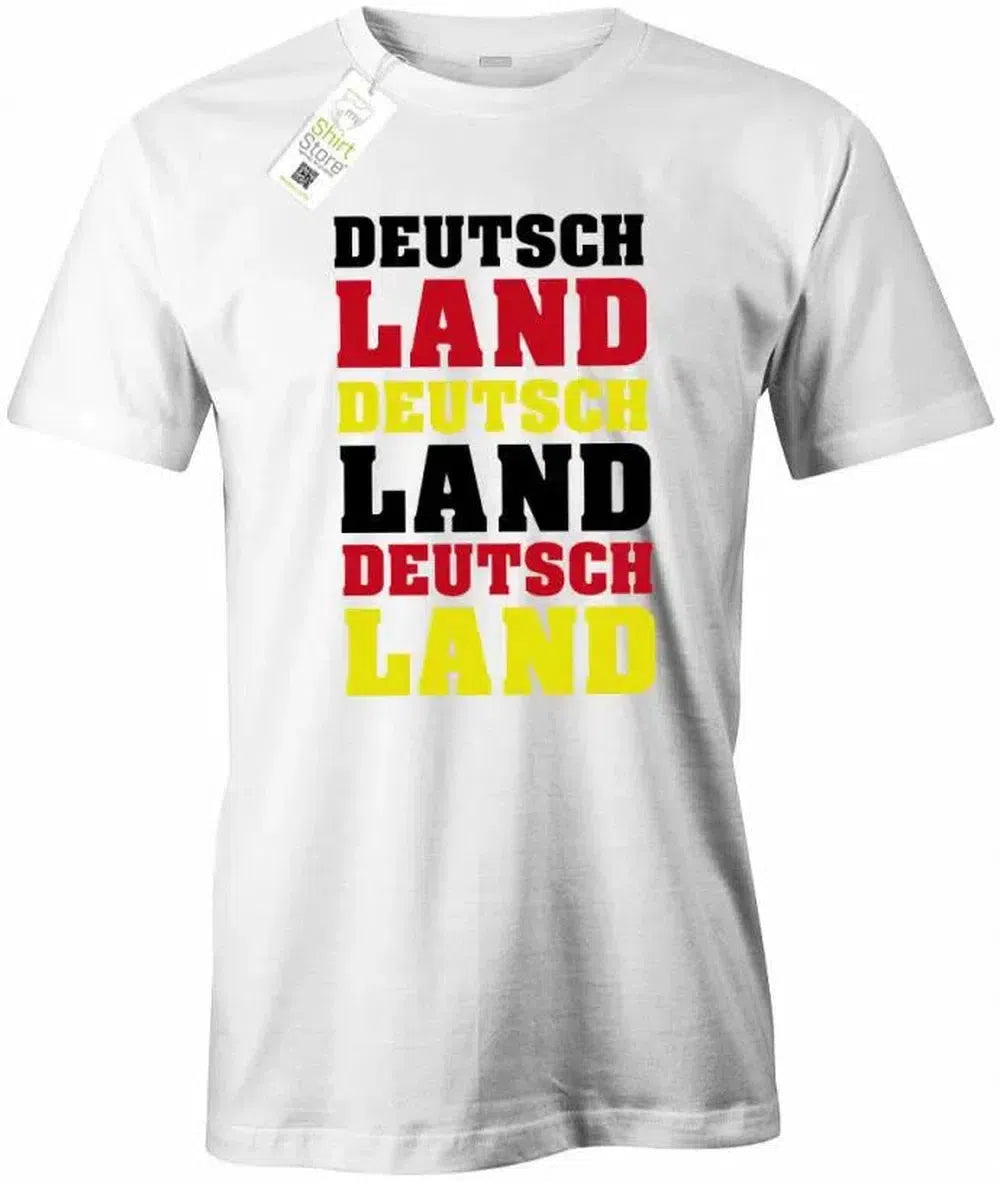 Deutschland 3 mal - EM WM - Fan - Herren T-Shirt