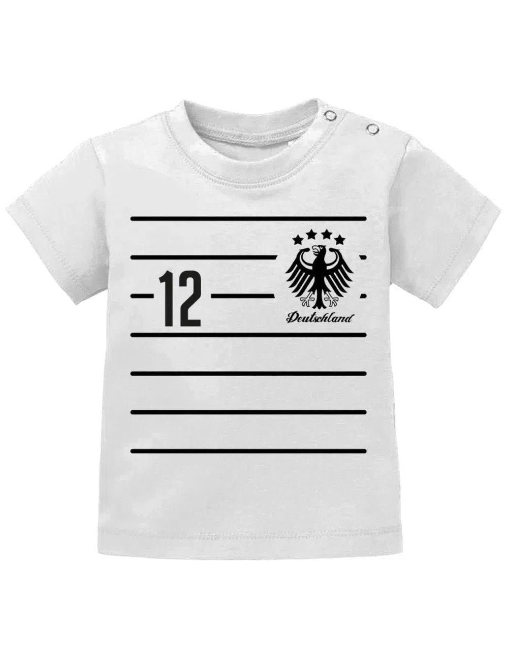 Deutschland Em 2021 Baby Shirt mit Wunschnummer