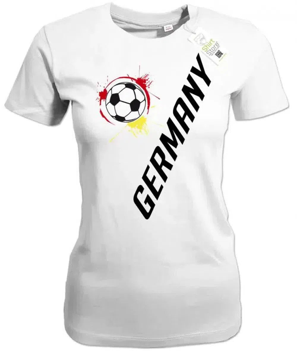 Deutschland Germany - Style - EM WM - Damen T-Shirt