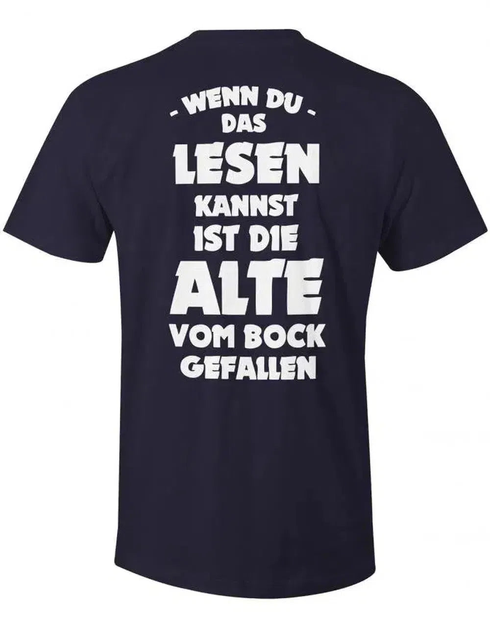 Die alte vom Bock gefallen - Biker - Motorrad - Herren T-Shirt