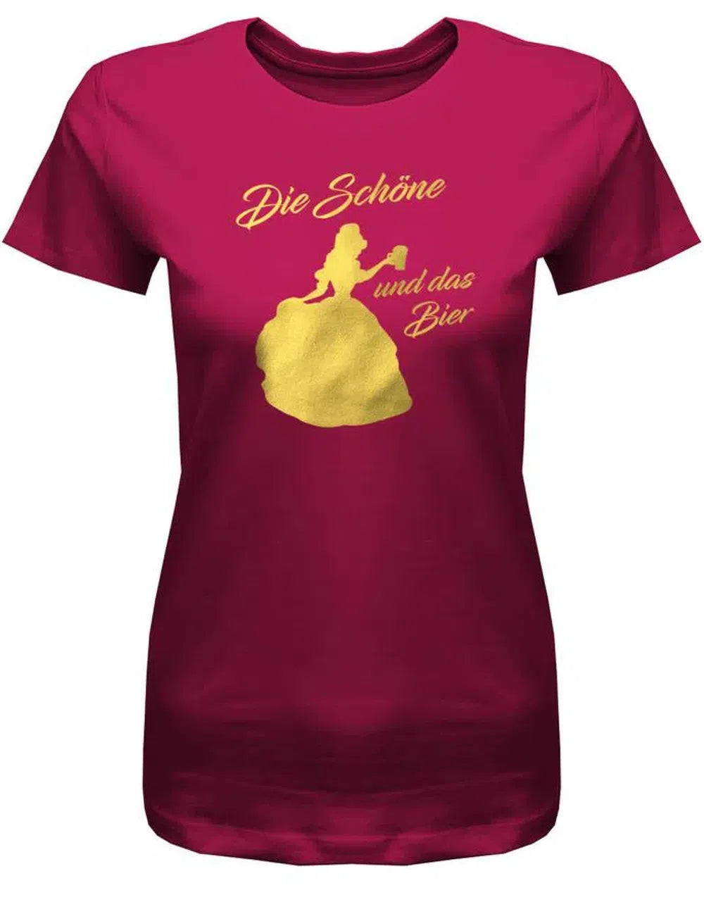 Die schöne und das Bier JGA Party Damen T-Shirt