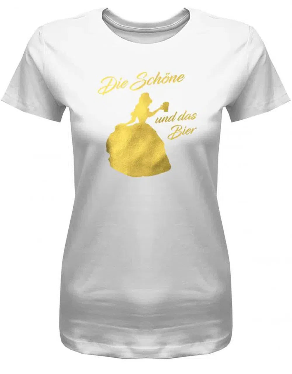 Die schöne und das Bier JGA Party Damen T-Shirt