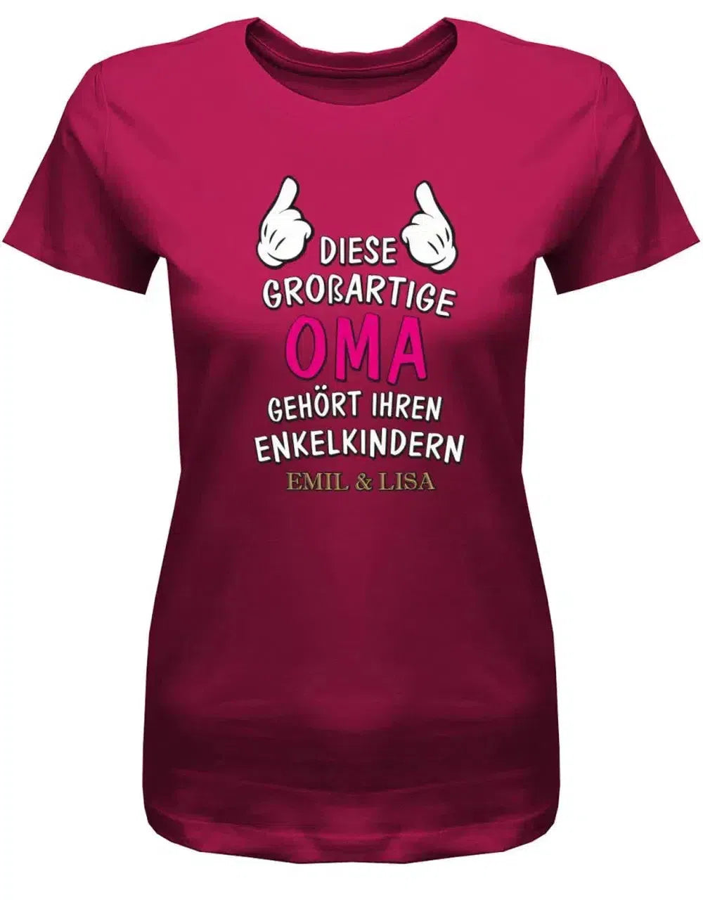 Diese großartige Oma gehört ihren Enkelkindern - Damen T-Shirt