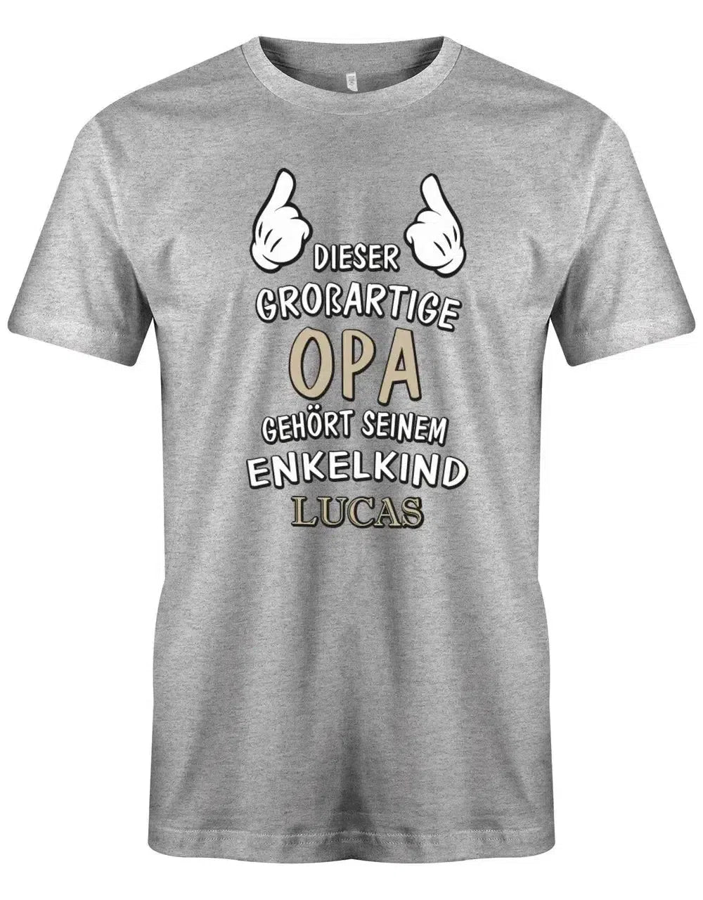 Dieser großartige Opa gehört seinem Enkelkind - Herren T-Shirt