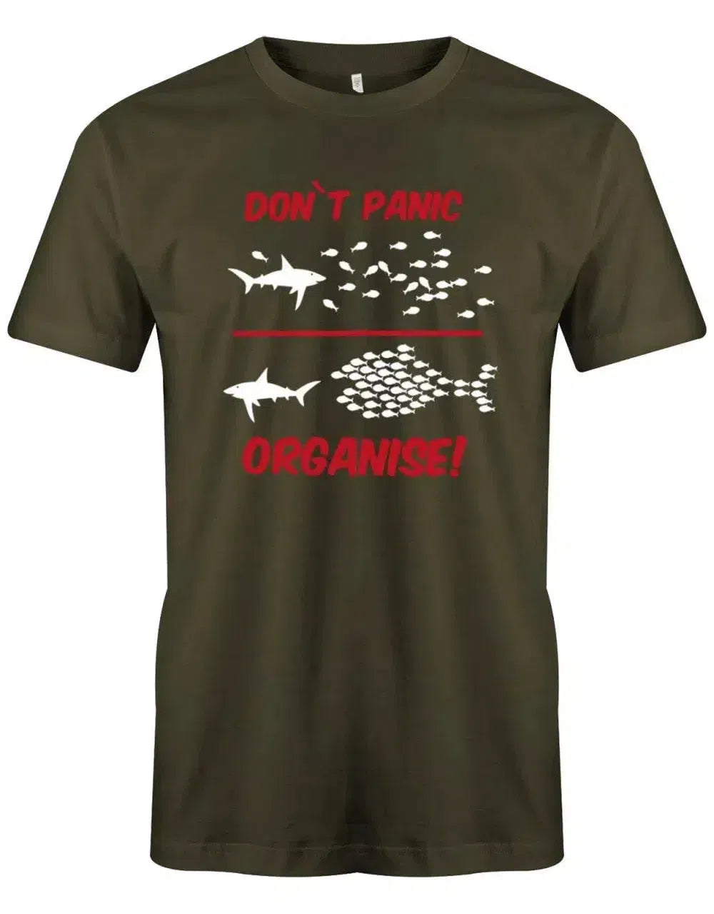 Dont Panic - Organise! - Fun - Herren T-Shirt