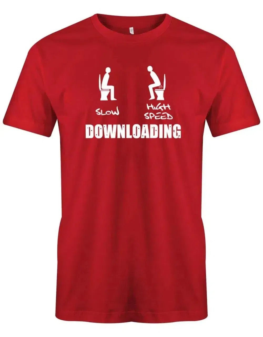 Downloading - Slow - High Speed - Gamer - Herren T-Shirt