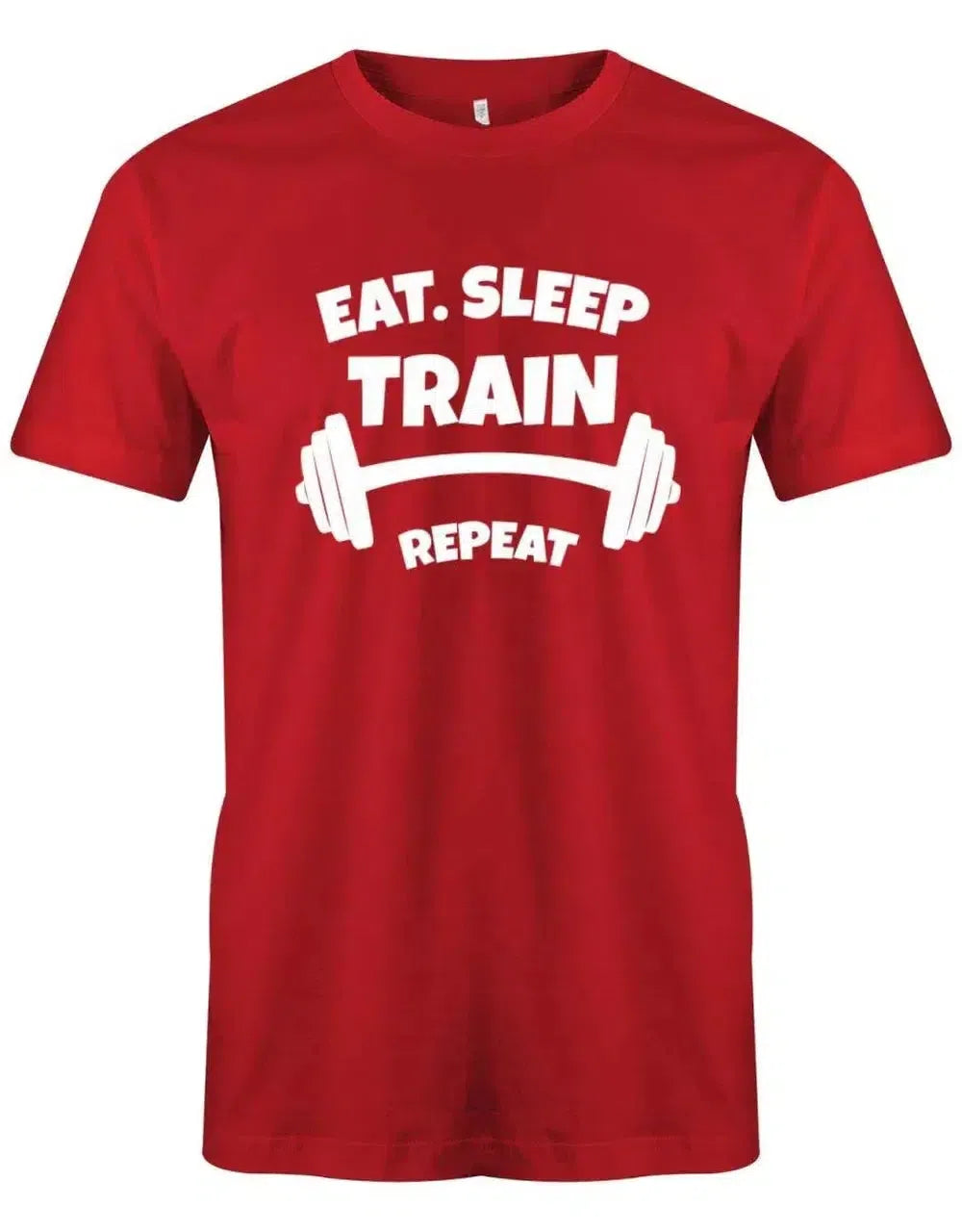 Eat Sleep Train repeat - Bodybuilder - Herren T-Shirt