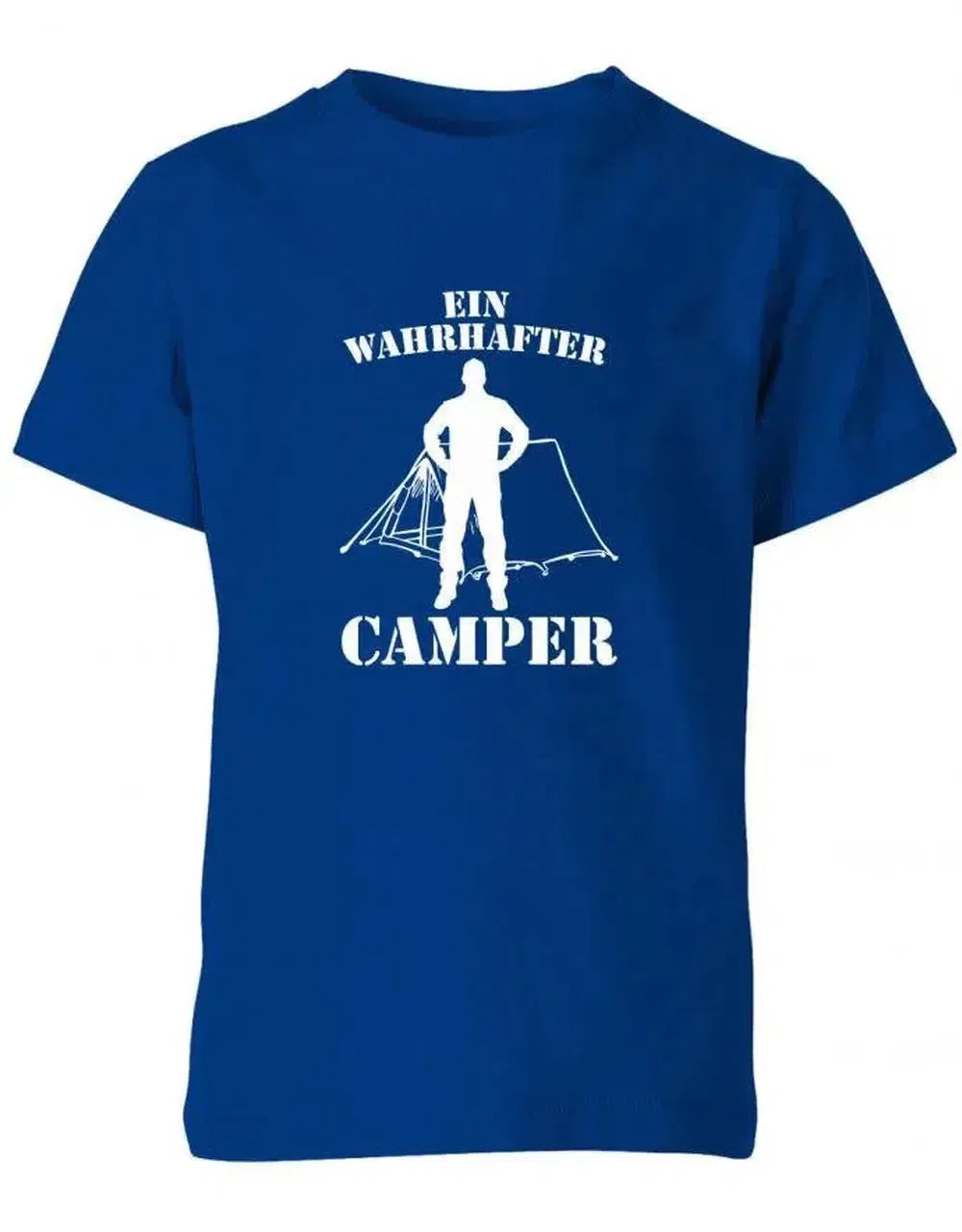 Ein wahrhafter Camper - Zelten - Camping - Kinder T-Shirt