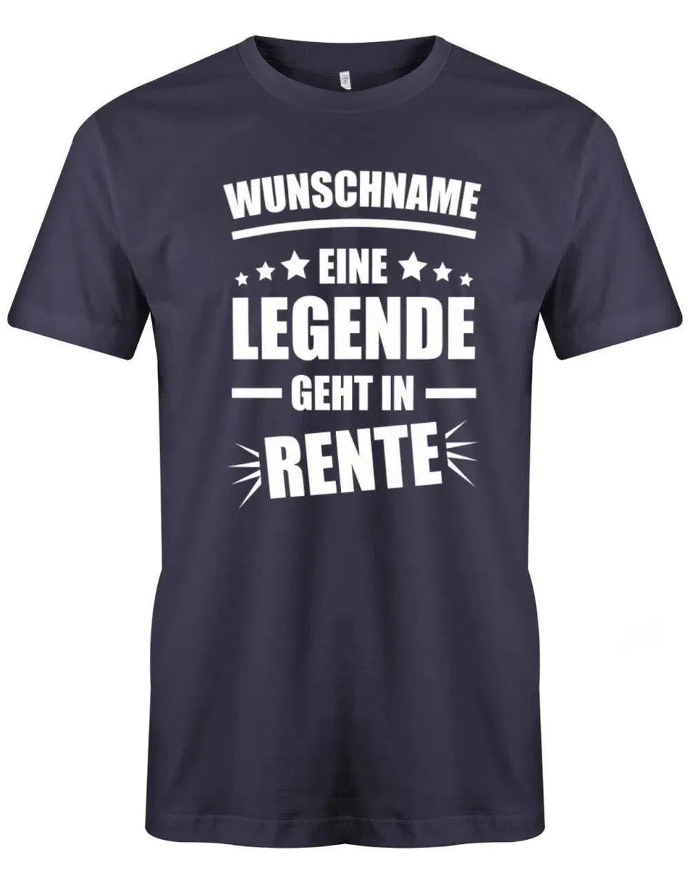 Eine Legende geht in Rente mit Name - Rentner Männer T-Shirt