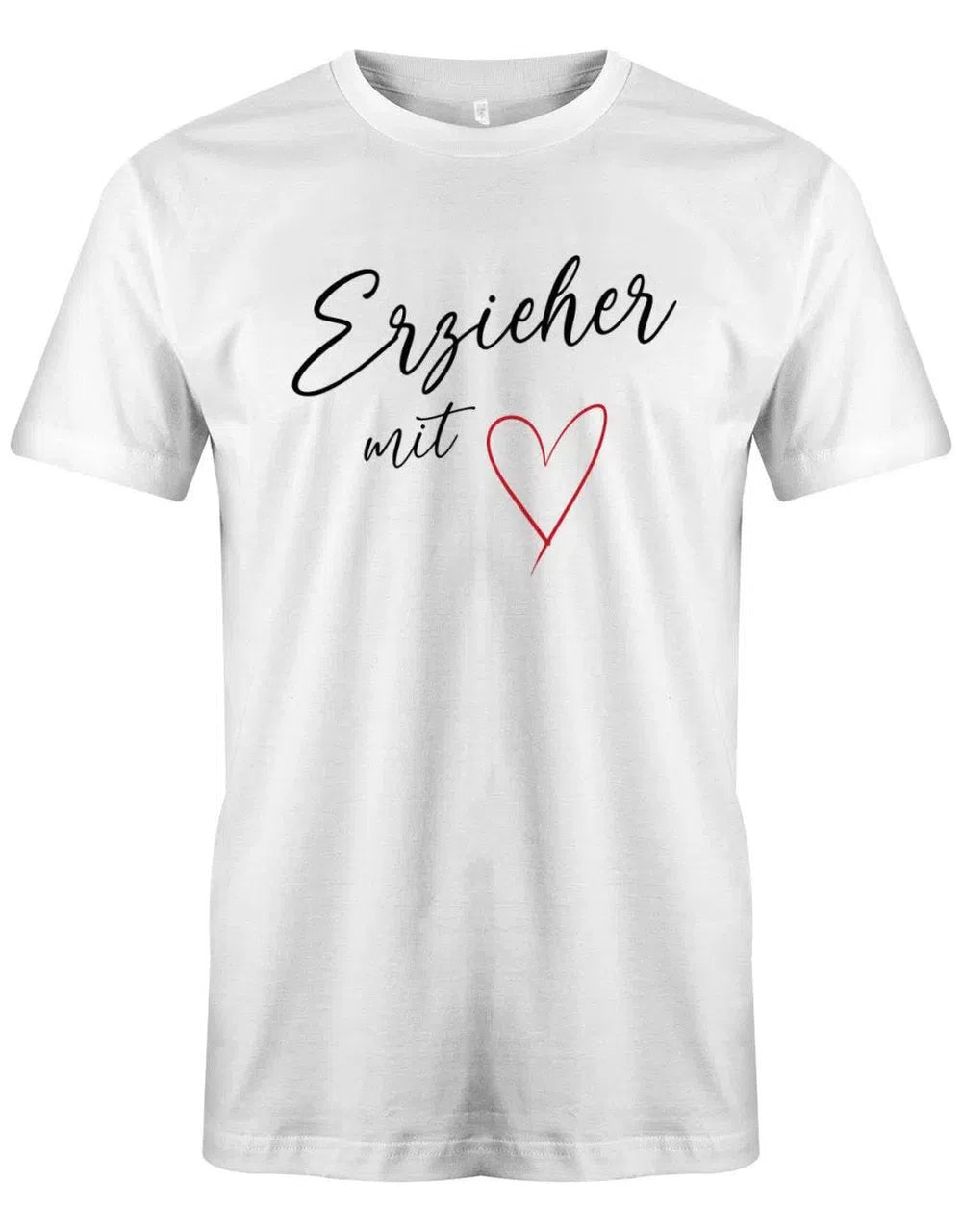 Erzieher Geschenk - Erzieher mit Herz - Männer T-Shirt