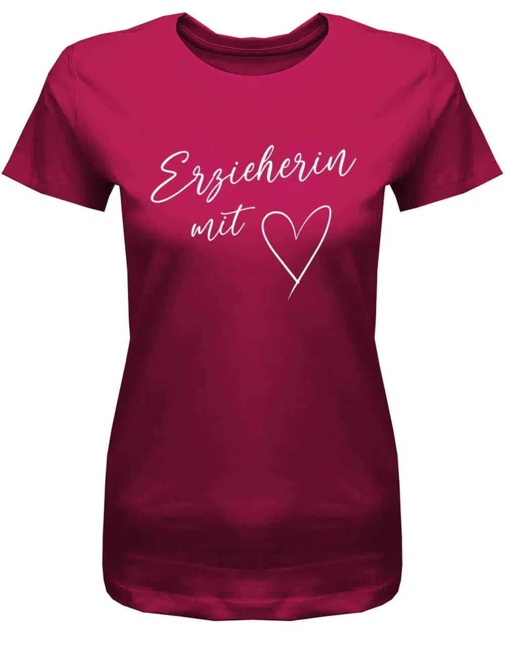 Erzieherin Geschenk - Erzieherin mit Herz - T-Shirt