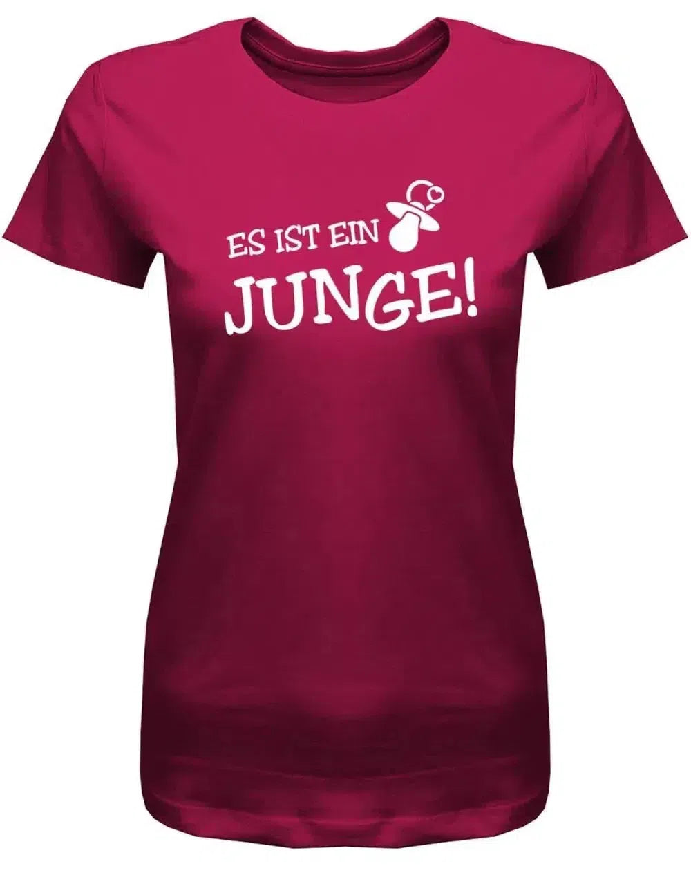 Es ist ein Junge - Schnuller - Schwanger - Damen T-Shirt