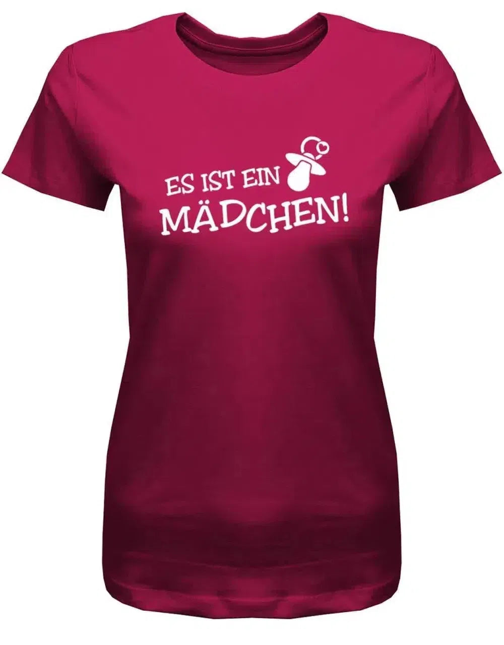 Es ist ein Mädchen - Schnuller - Schwanger - Damen T-Shirt
