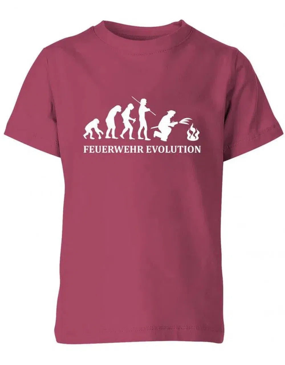 Feuerwehr Evolution - Feuerwehrmann - Kinder T-Shirt