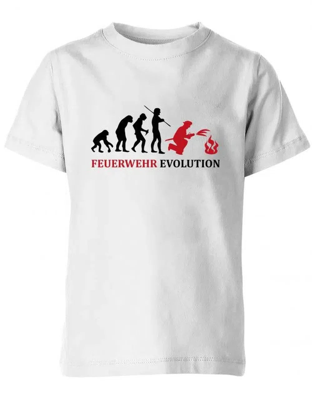 Feuerwehr Evolution - Feuerwehrmann - Kinder T-Shirt