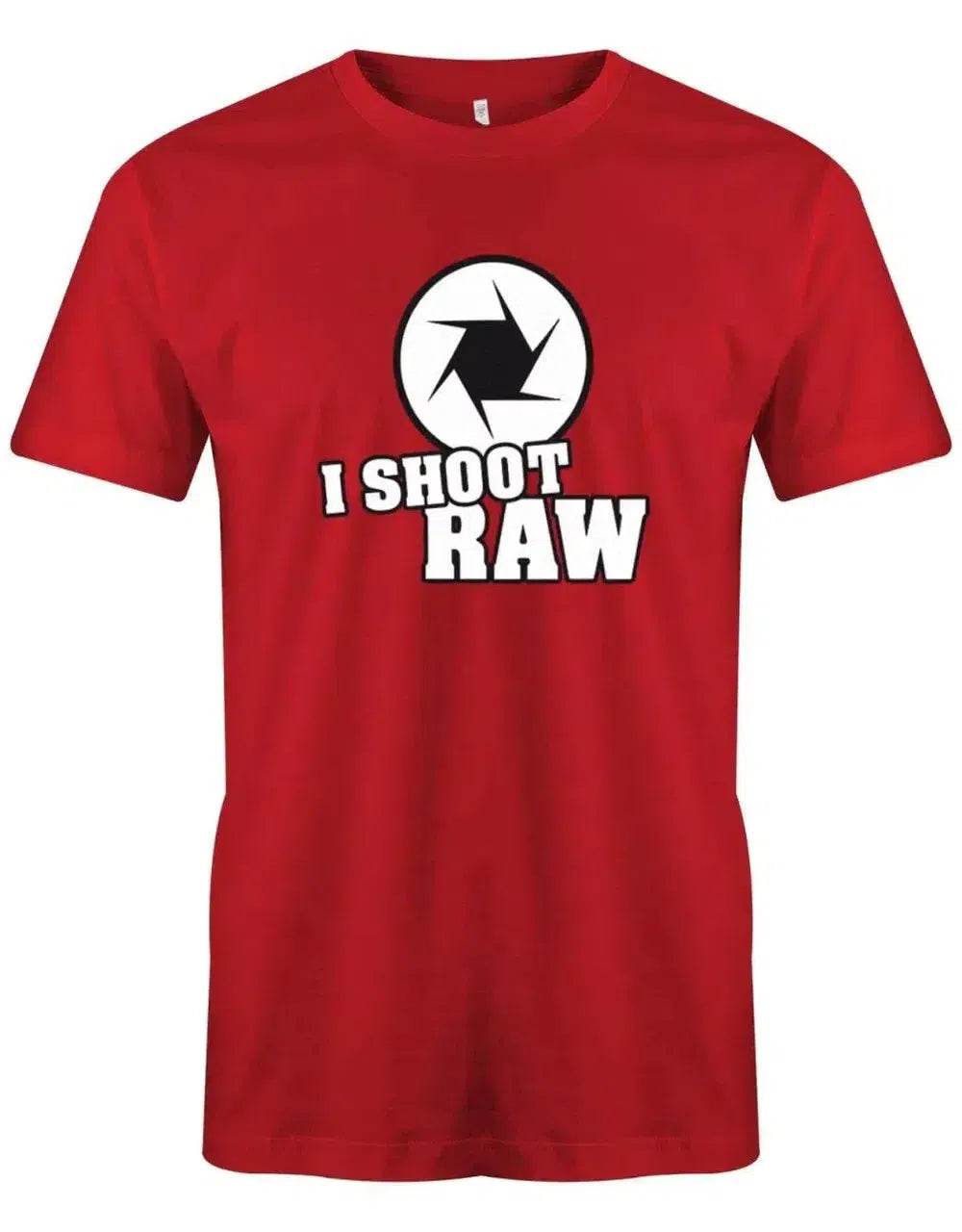 Fotografen Männer Shirt - I Shoot Raw - Fotografen Linse