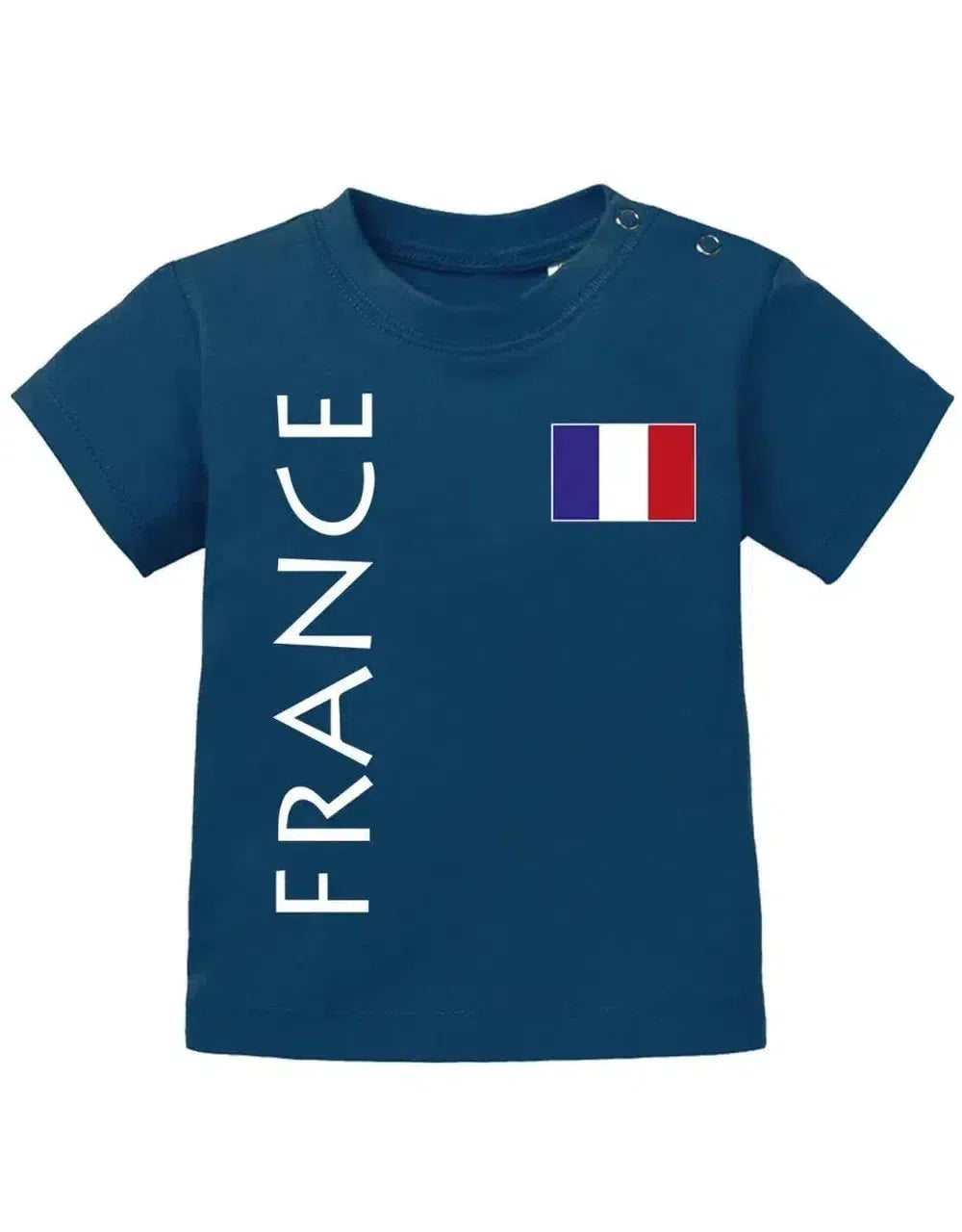 France - Flagge - EM WM - Frankreich - Fan - Baby T-Shirt
