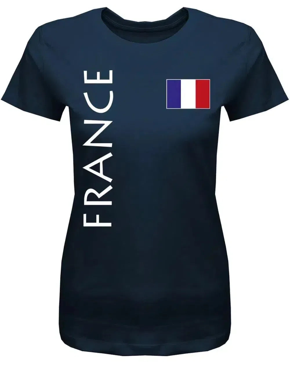 France Flagge - EM WM - Frankreich - Fan - Damen T-Shirt