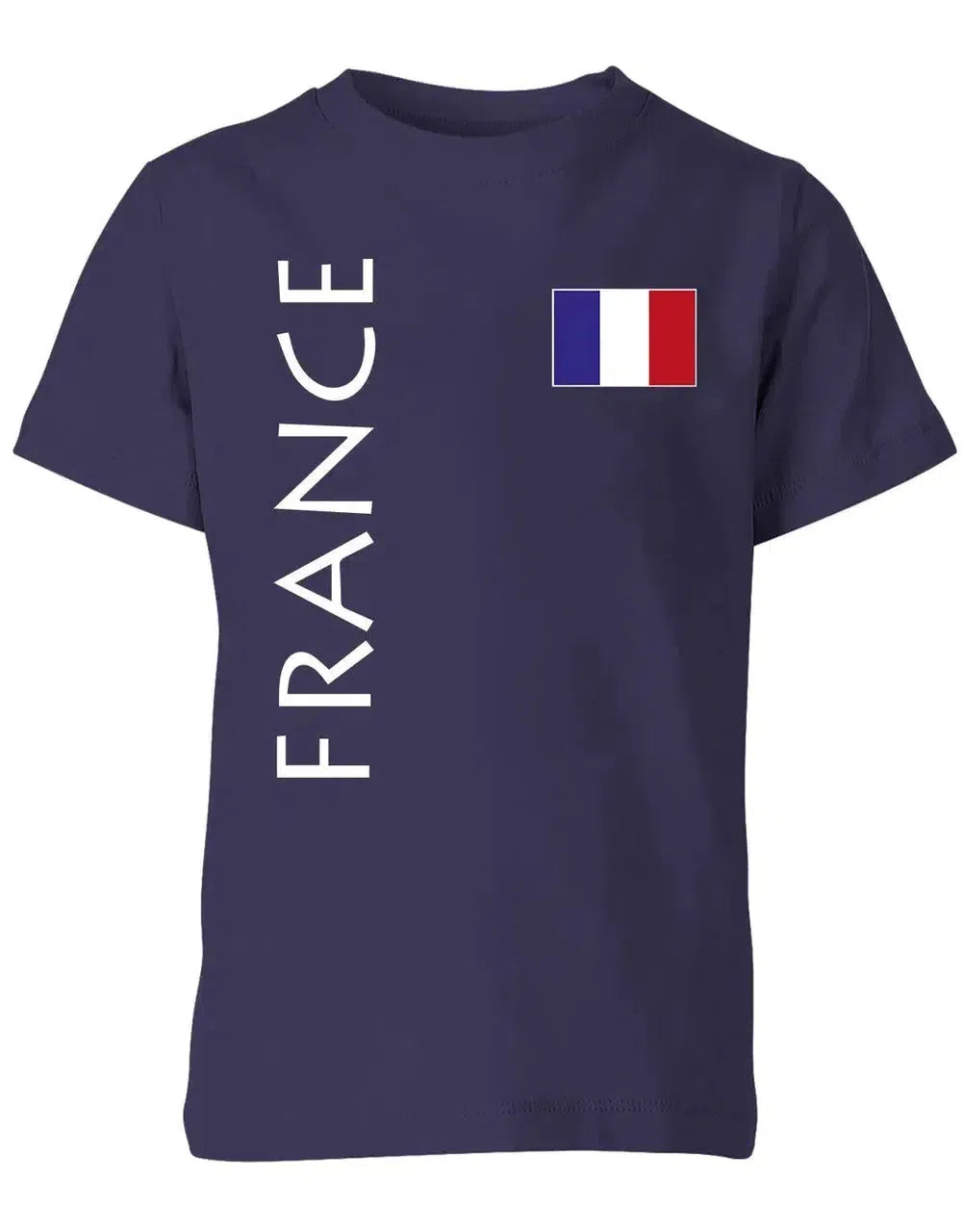 France Flagge - EM WM - Frankreich Fan - Kinder T-Shirt