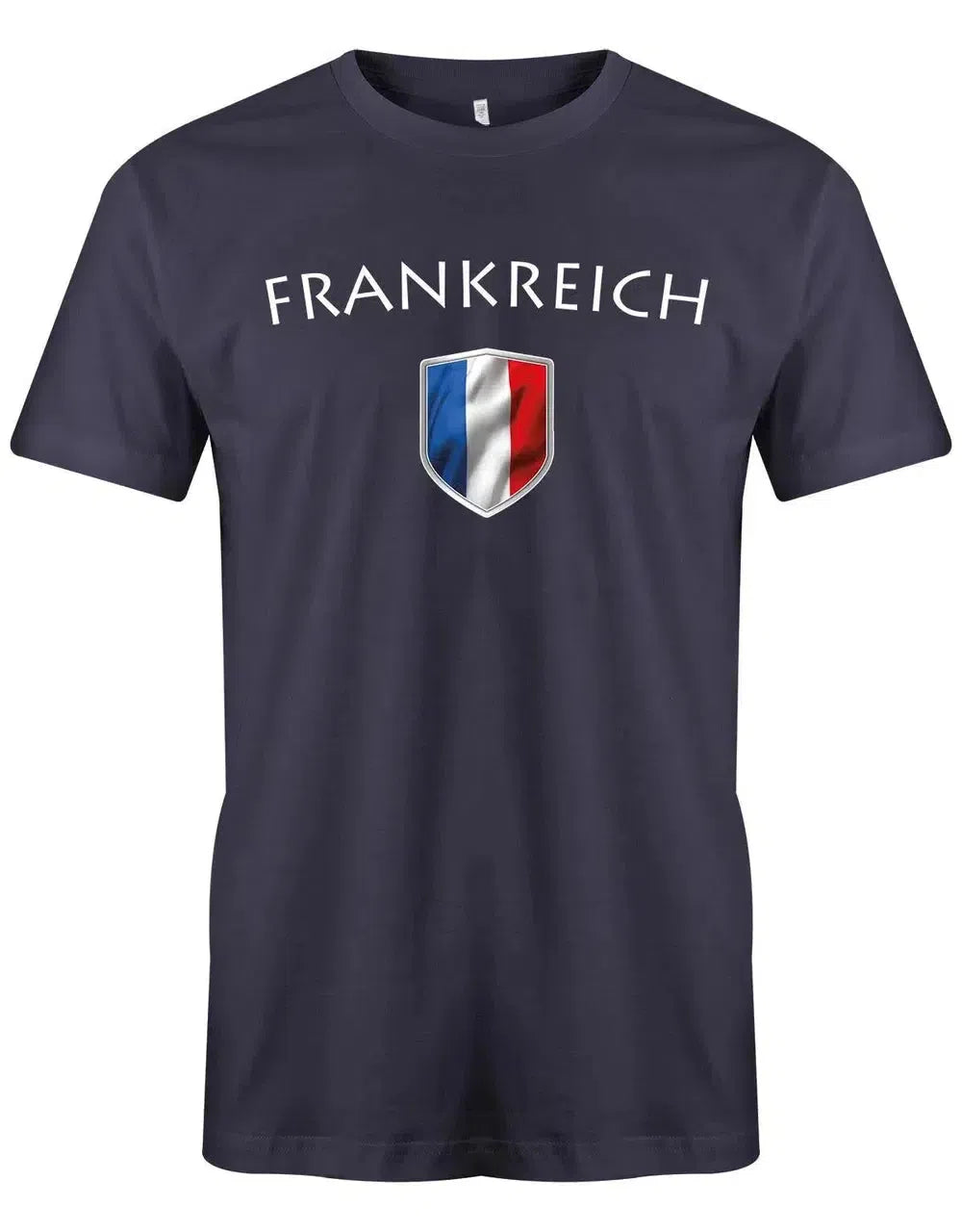 Frankreich - Fan T-Shirt EM WM Wappen - France - Herren T-Shirt
