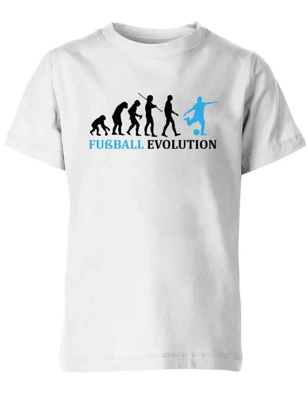 Fußball Evolution - Fußballer - Kinder T-Shirt