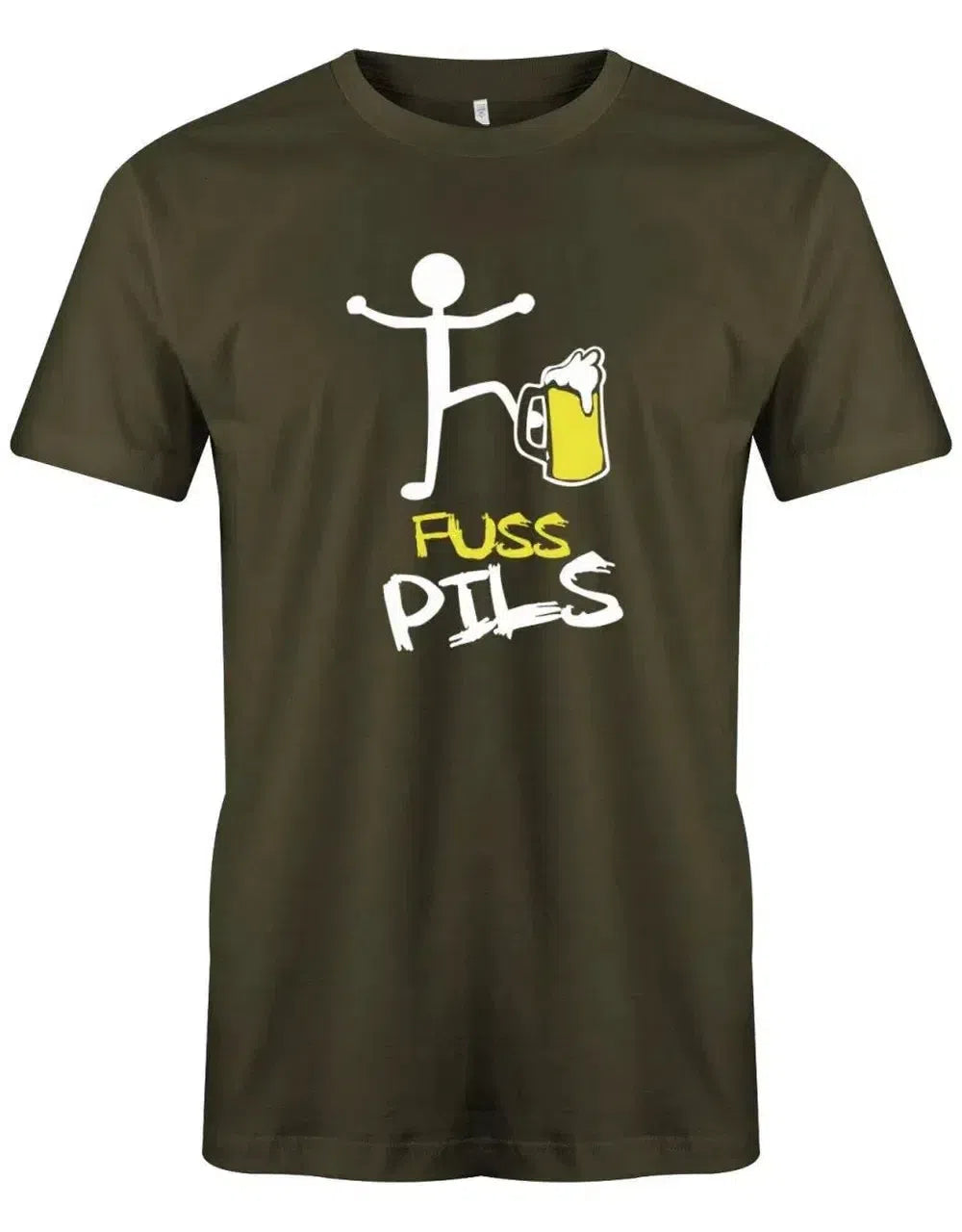 Fusspils - Bier - Herren T-Shirt