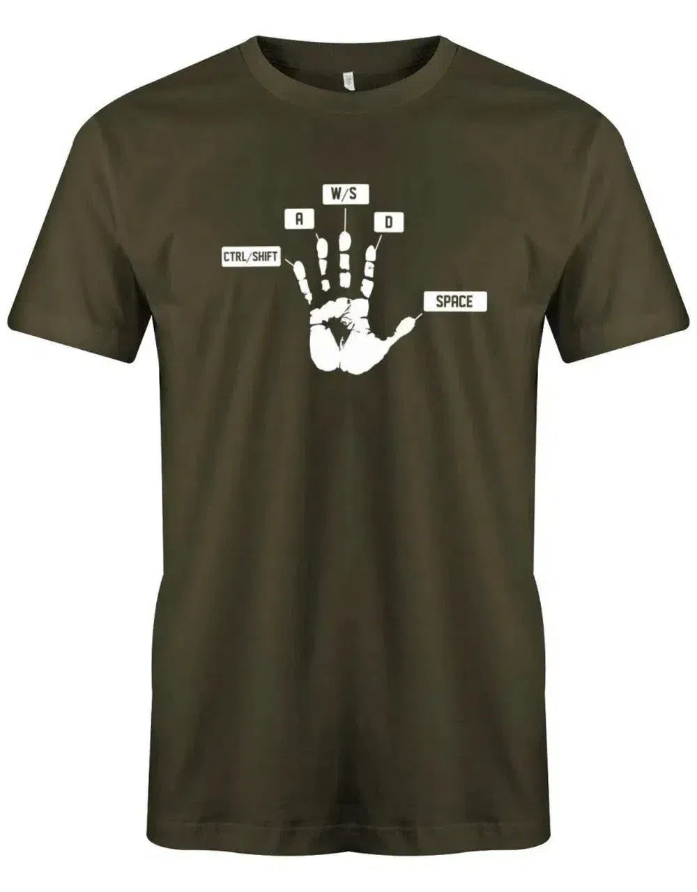 Gamer Handabdruck - Gaming - Herren T-Shirt