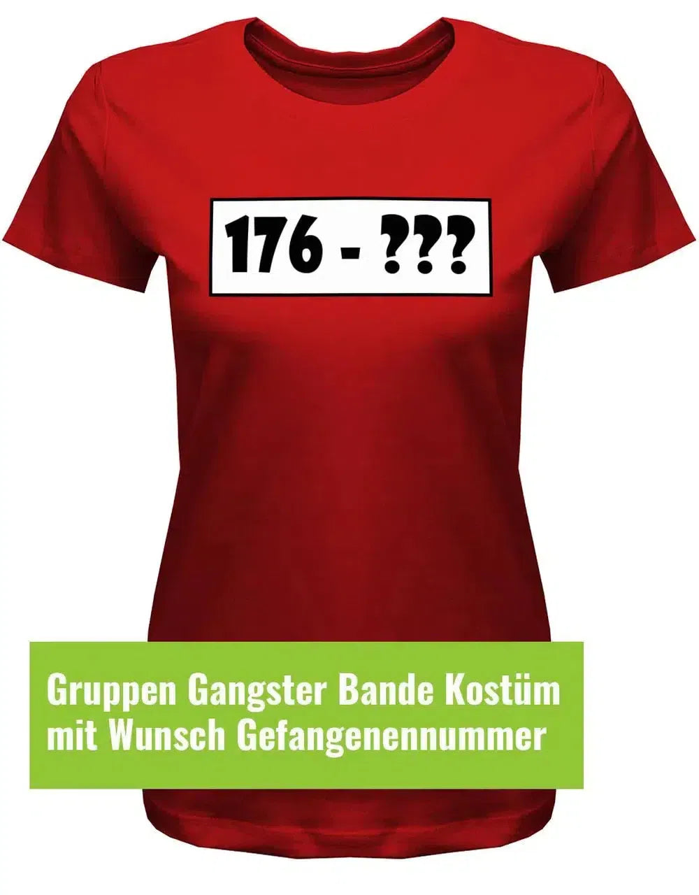 Gangster Bande - Damen T-Shirt Kostüm