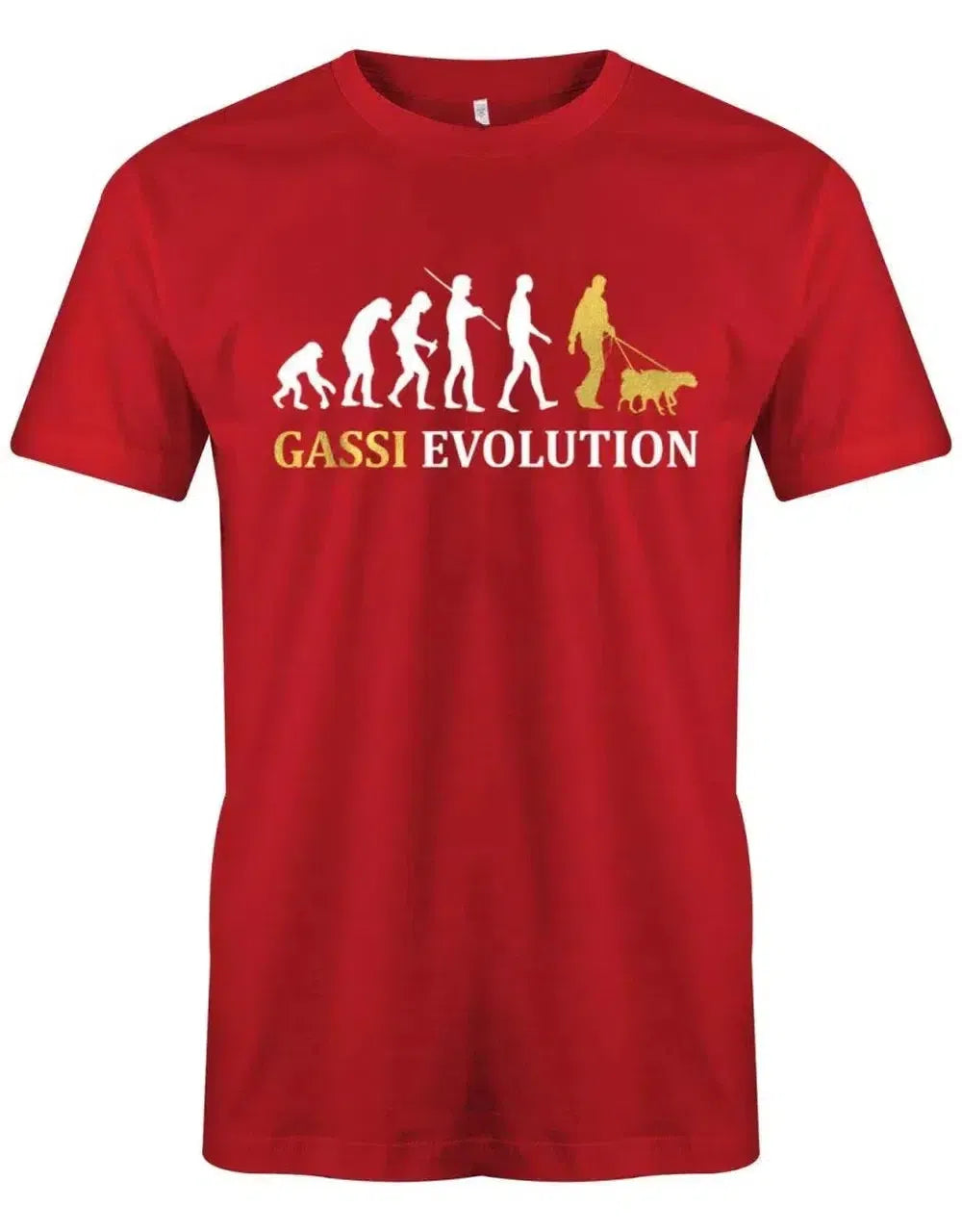 Gassi Evolution - Tierliebhaber - Hundebesitzer - Herren T-Shirt