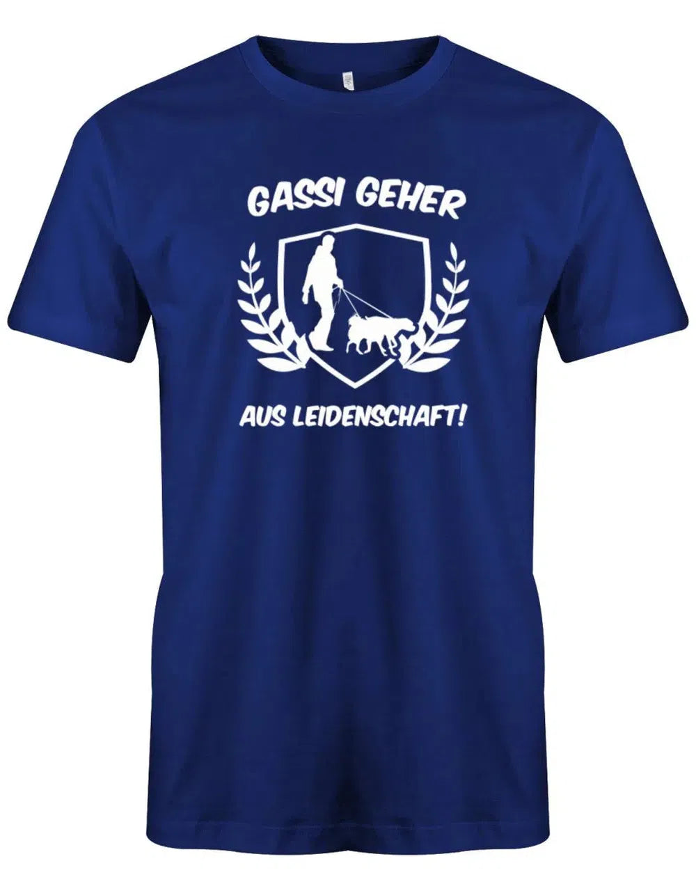 Gassi Geher aus Leidenschaft Hunde Herren T-Shirt
